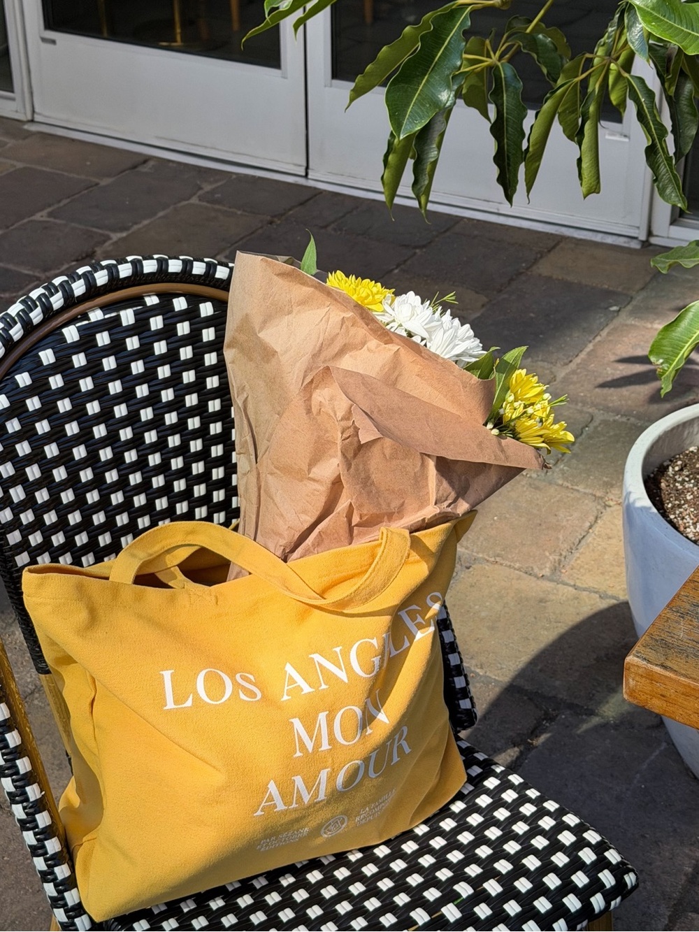 Sézane LA Mon Amour Tote Bag NWT